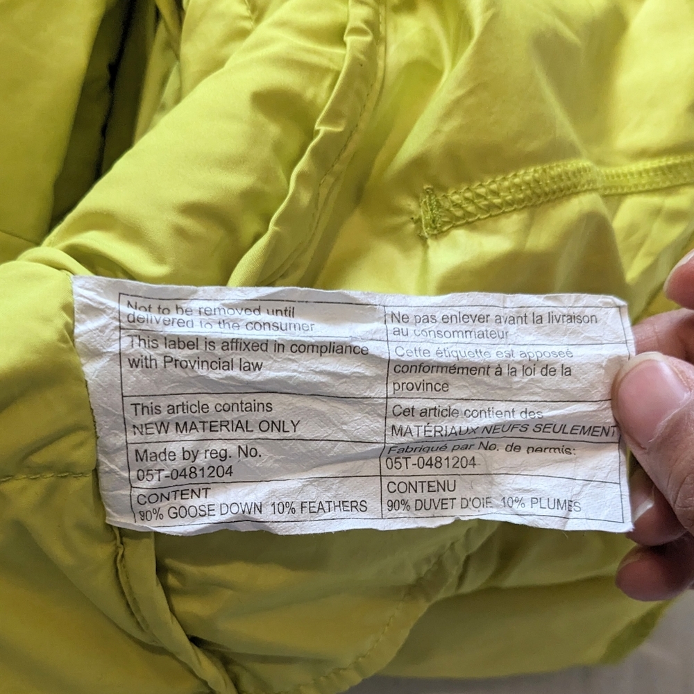 Lululemon Athletica Yellow Puffer Vest - Picture 14 of 14